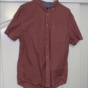 Tommy Hilfiger Red Button Up